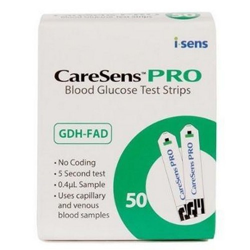 50 Caresent Pro teststrimler, blodsukker - Homecare
