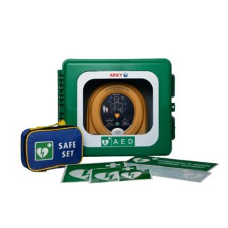 AED green cabinet - Homecare
